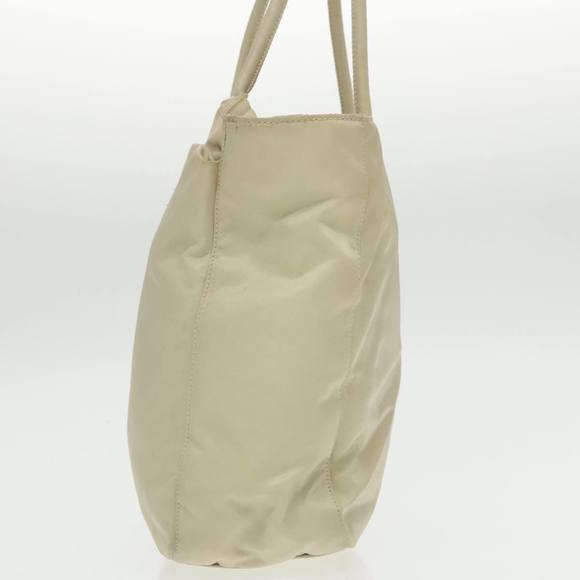 PRADA Hand Bag Nylon Beige Auth 99962 - Picture 3 of 16